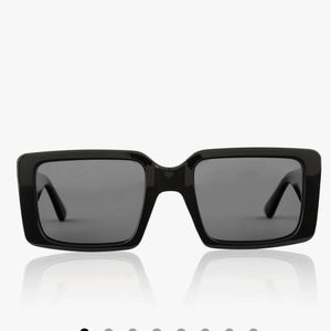 DIME Brunch  glossy black sunglasses